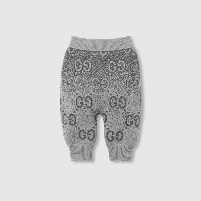 Baby GG wool jacquard pant