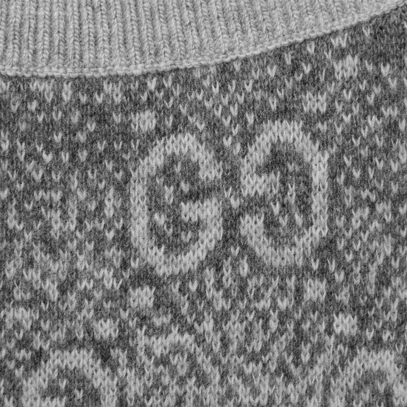 Baby GG wool jacquard pant