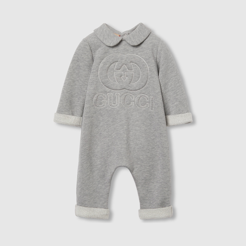 GUCCI EMBROIDERED ONE-PIECE