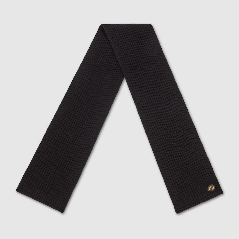 Gucci Wool Cashmere Scarf With Double G | Thumbnail 2 Gucci Wool Cashmere Scarf With Double G | Thumbnail 2