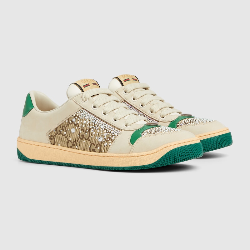 Gucci GG Crystal Screener Sneaker | Thumbnail 2