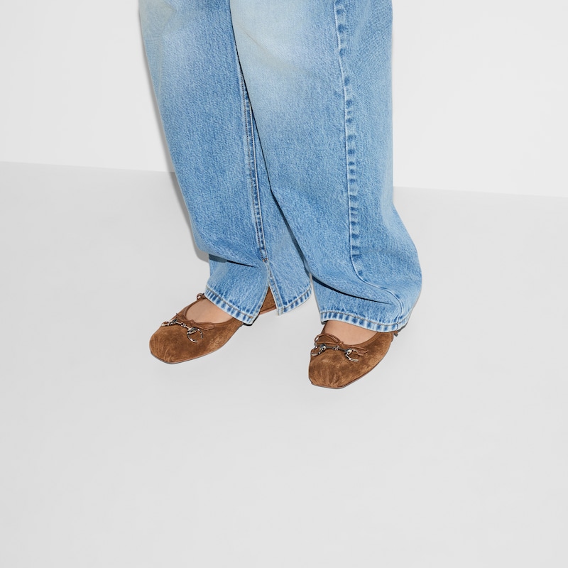 Gucci Gucci Horsebit Ballet Flat | Thumbnail 3 Gucci Gucci Horsebit Ballet Flat | Thumbnail 3