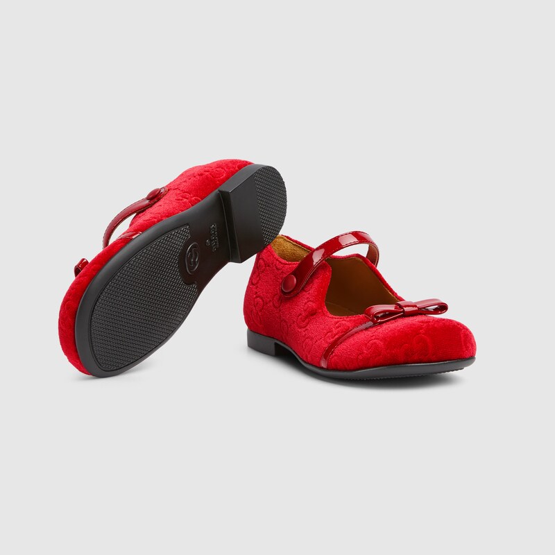 Toddler GG ballet flat with bow