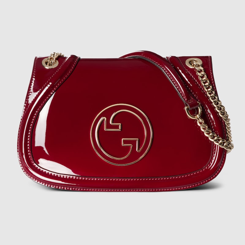 Gucci Blondie Small Shoulder Bag In Red