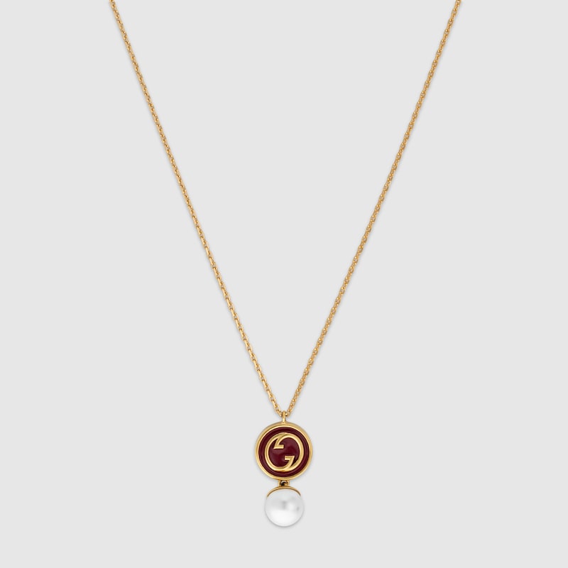 774620 I9757 8517 001 100 0000 Light Collana con pendente Gucci Blondie