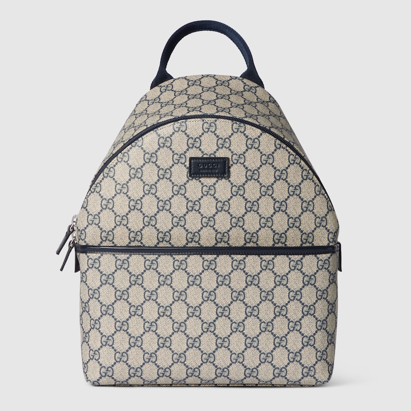 Gucci Gg Backpack In Blue