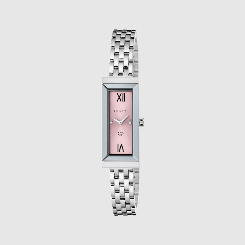 Gucci G-frame Watch In Pink