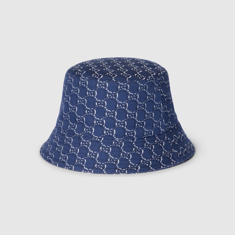 Gucci Gg Shadow Fisherman Hat In Blue