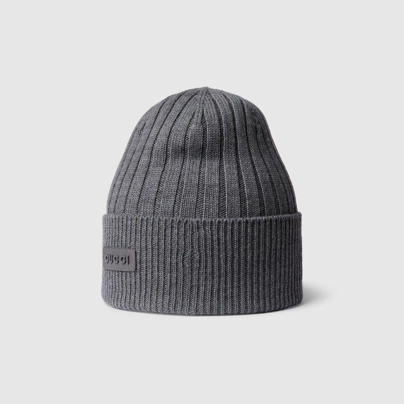 Gucci Rib Knit Wool Hat | Thumbnail 2 Gucci Rib Knit Wool Hat | Thumbnail 2