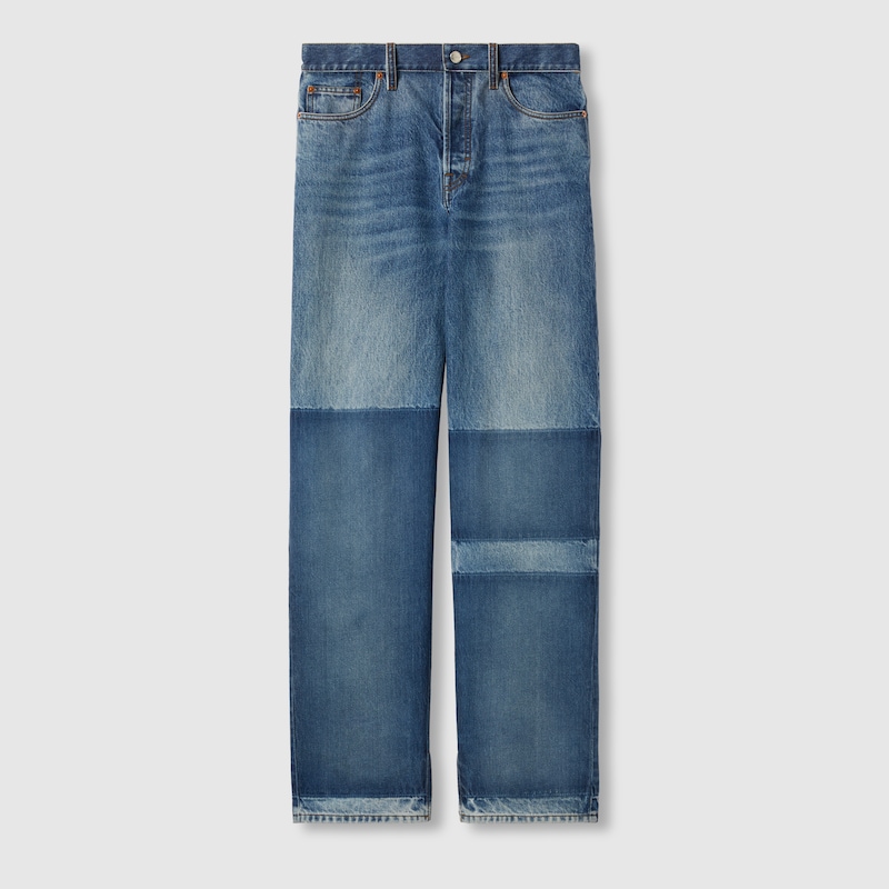 816478 XDC7X 4681 001 100 0000 Light Pantaloni in denim bicolore