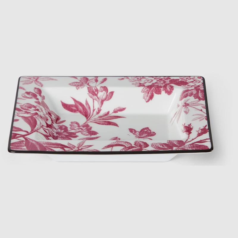 Herbarium print small trinket tray
