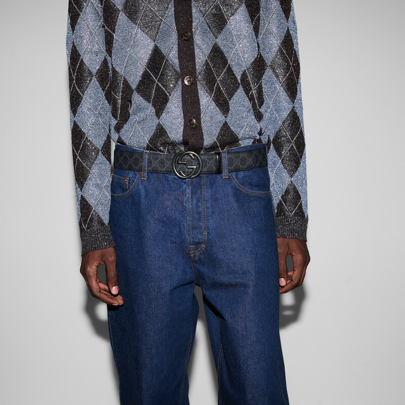 Gucci Belt With Interlocking G Buckle | Thumbnail 3 Gucci Belt With Interlocking G Buckle | Thumbnail 3
