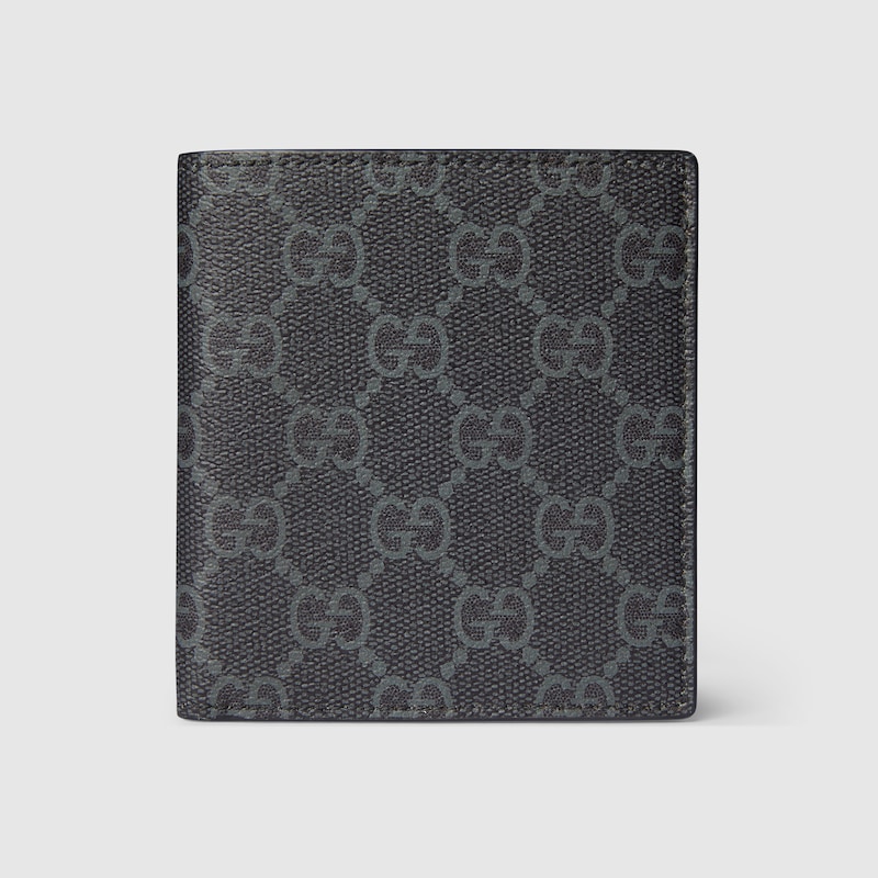 GUCCI GUCCI GG EMBLEM BI-FOLD WALLET