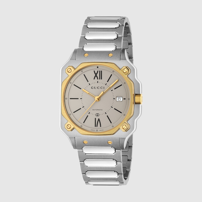 Gucci G-flat Watch In Steel