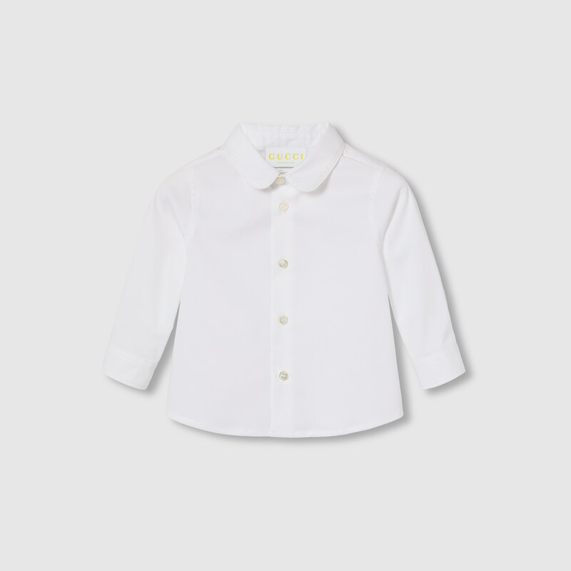 Baby embroidered cotton shirt