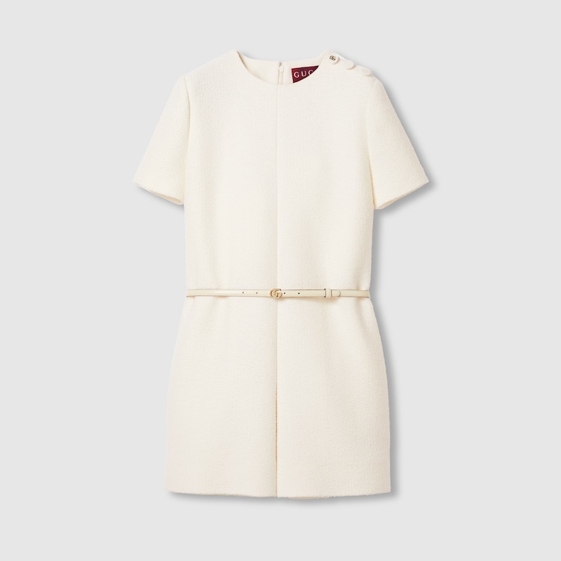 Wool bouclé jumpsuit