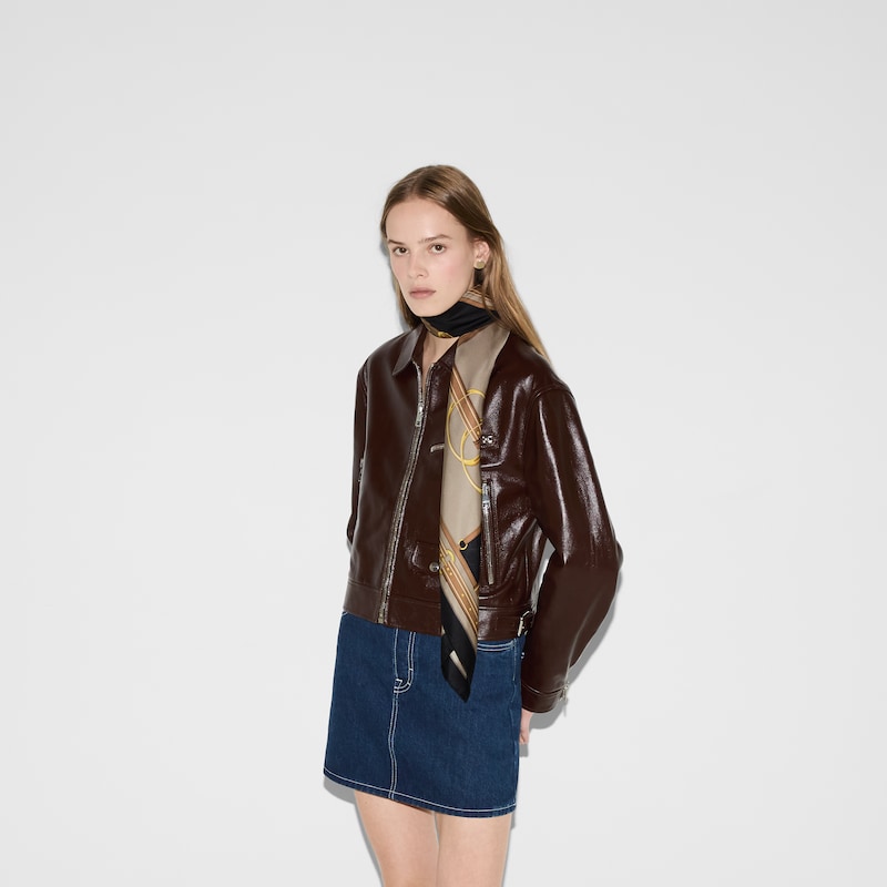 Gucci Printed Silk Twill Carré | Thumbnail 3 Gucci Printed Silk Twill Carré | Thumbnail 3