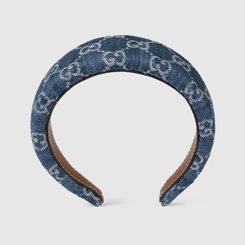 GUCCI GUCCI GG DENIM HAIRBAND