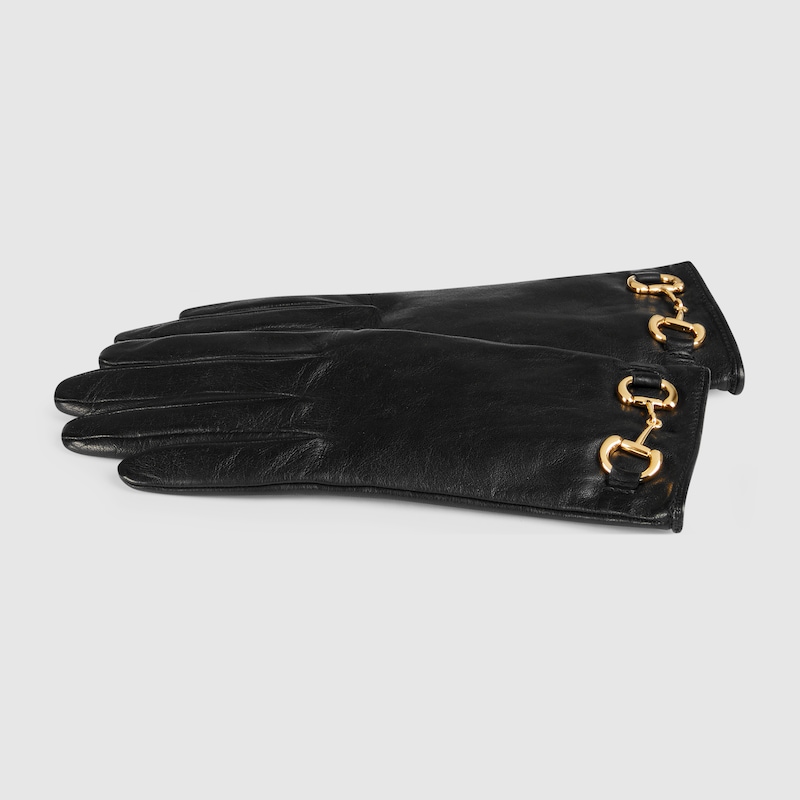 Gucci Leather Gloves With Horsebit | Thumbnail 2 Gucci Leather Gloves With Horsebit | Thumbnail 2
