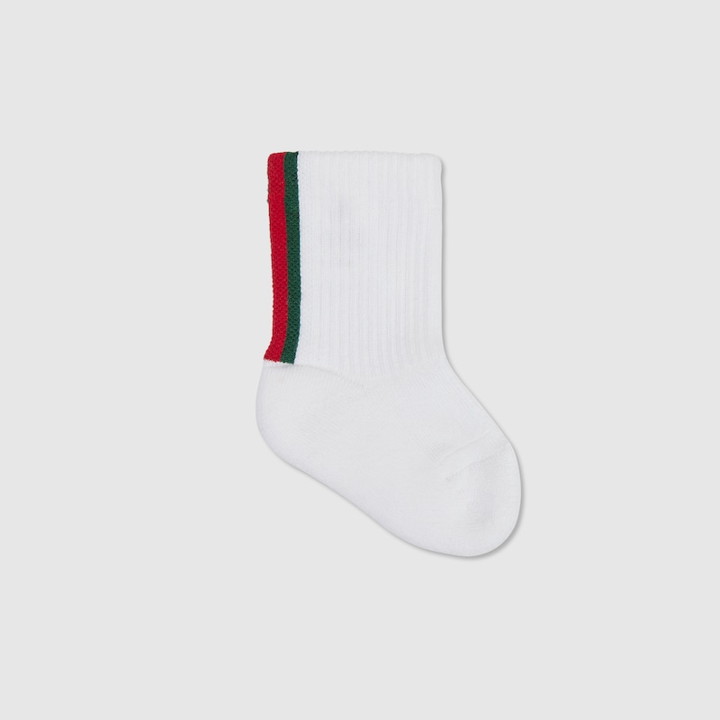 GUCCI COTTON BLEND SOCKS WITH WEB