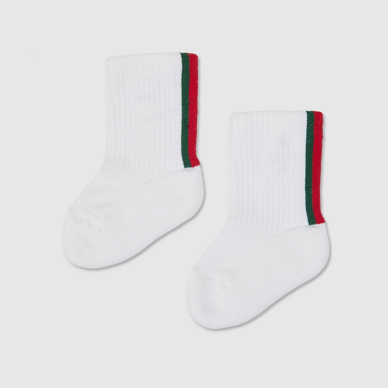 Baby cotton blend socks with Web