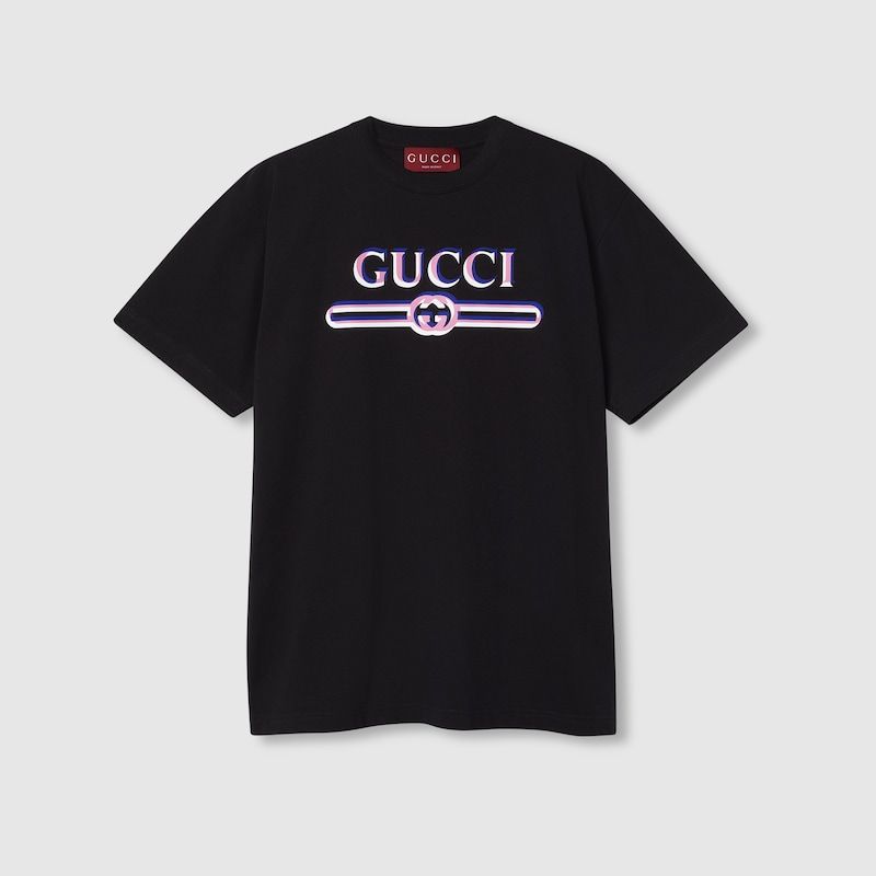 Gucci New 70s Cotton T-shirt In Black