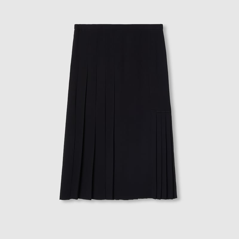 Light viscose sable skirt