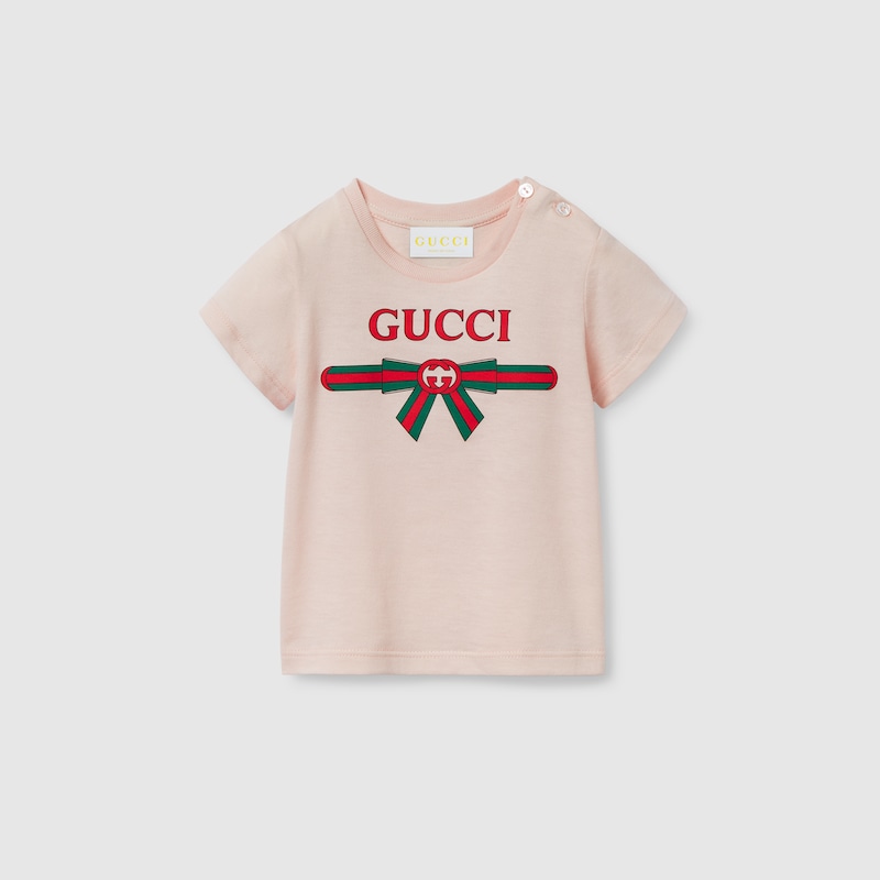 GUCCI PRINTED COTTON T-SHIRT