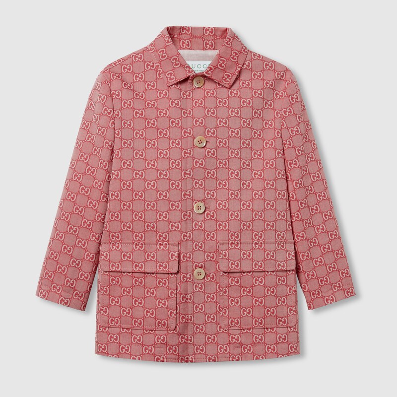 Children's GG cotton twill jacket