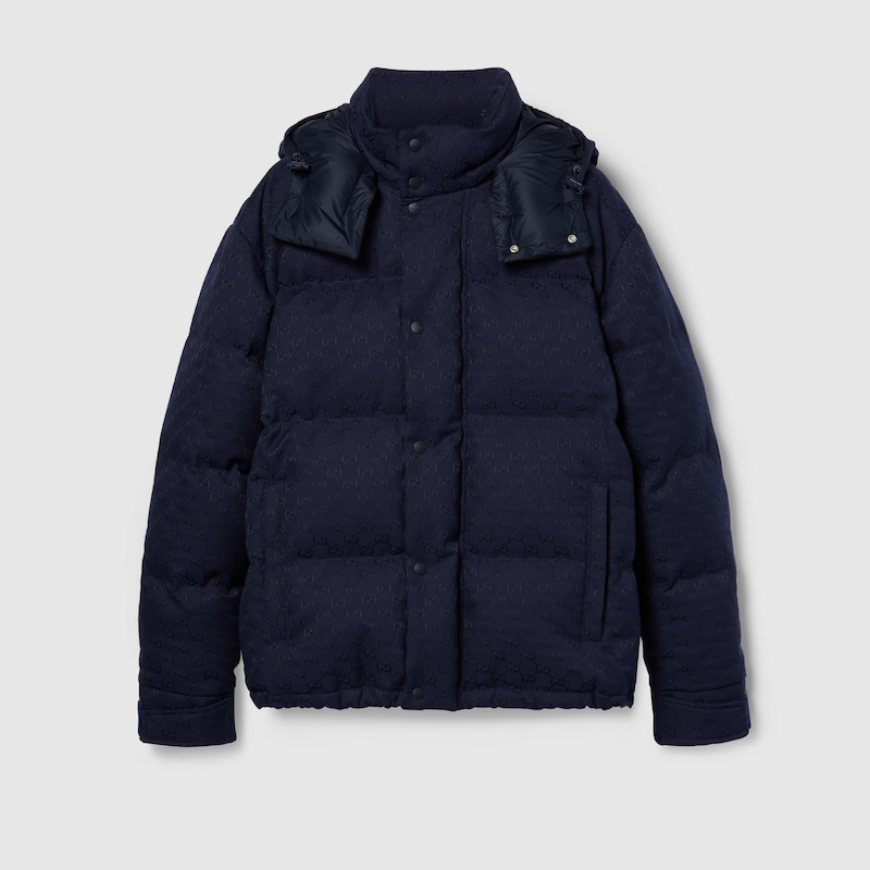 GG Canvas Down Jacket