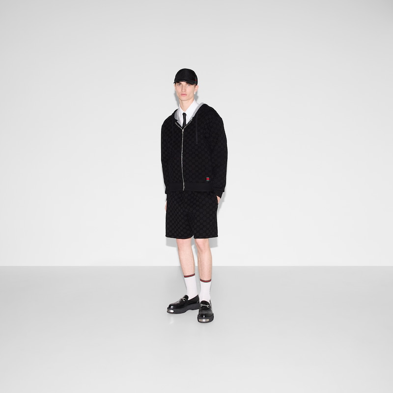 Gucci Printed Jersey Zip Sweatshirt | Thumbnail 2 Gucci Printed Jersey Zip Sweatshirt | Thumbnail 2