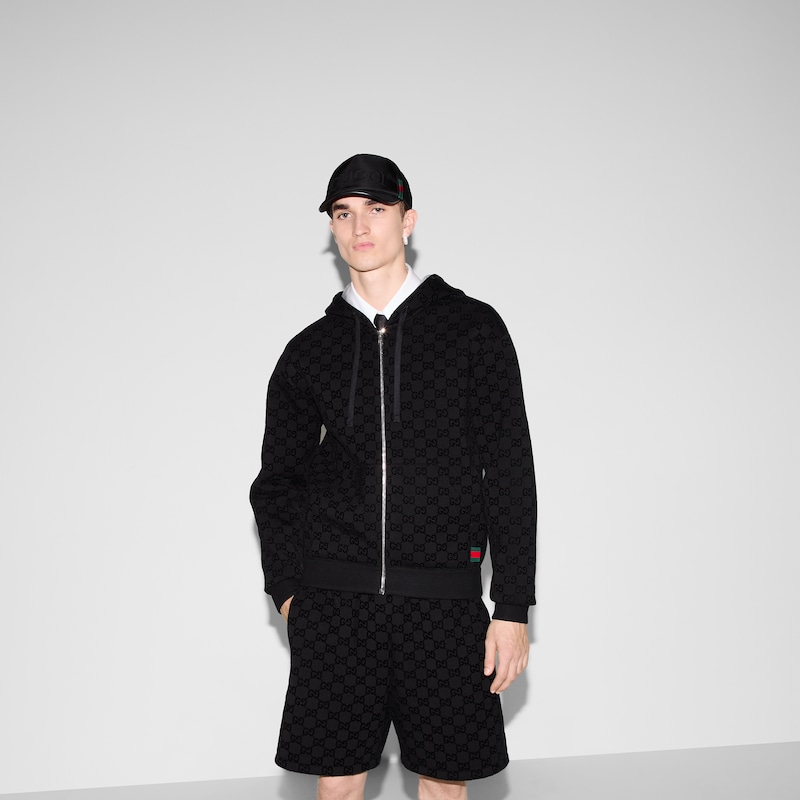 Gucci Printed Jersey Zip Sweatshirt | Thumbnail 3 Gucci Printed Jersey Zip Sweatshirt | Thumbnail 3