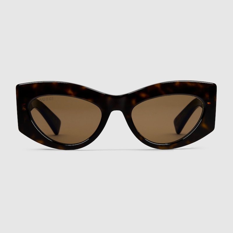 Gucci Cat-eye Frame Sunglasses In Brown