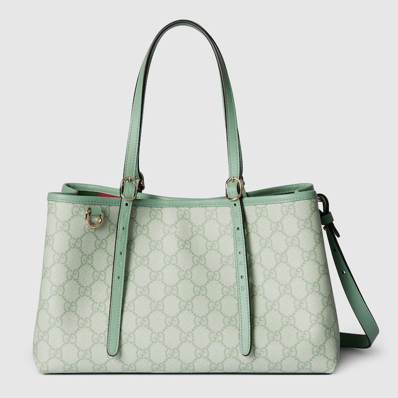 815214 FAD6L 8458 001 076 0000 Light Borsa shopping GG Emblem misura piccola