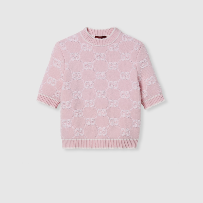 Gucci 'gg' Sweater In Pink