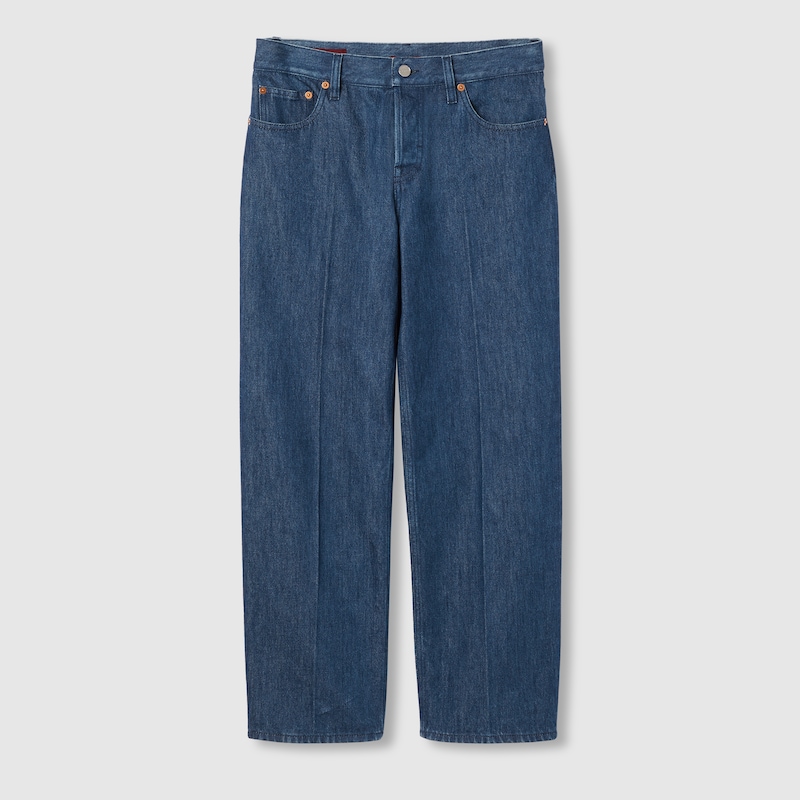 812233 XDC83 4100 001 100 0000 Light Jeans in denim dal taglio dritto