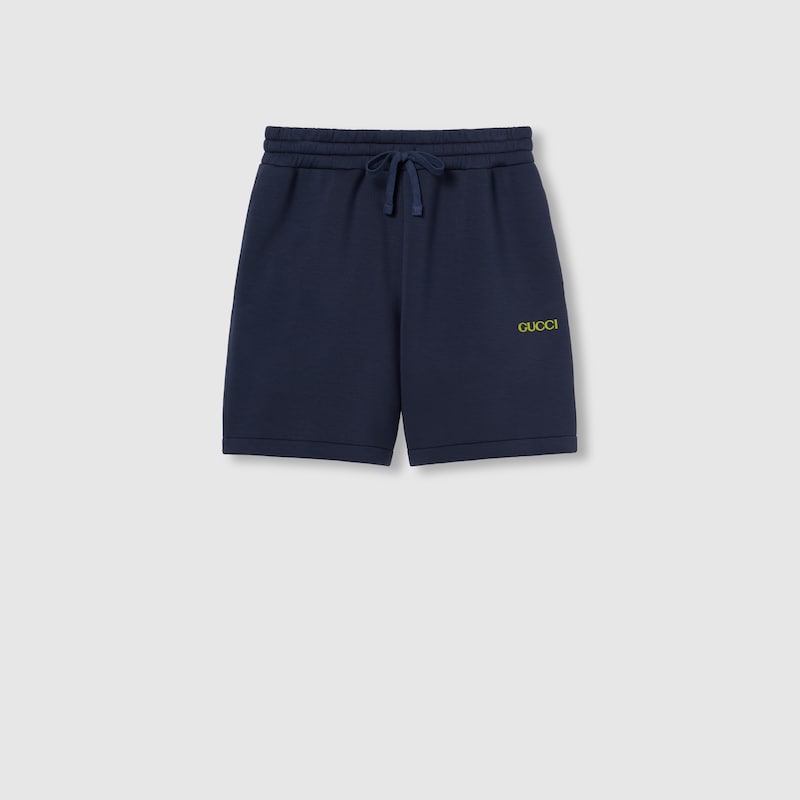 Jersey shorts with patch