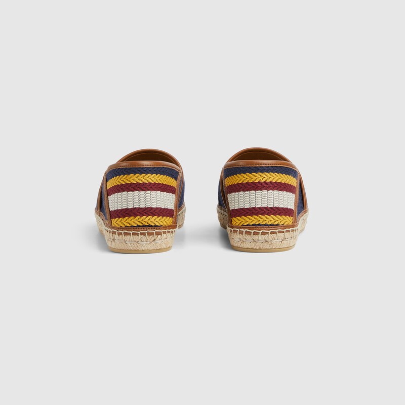 Men's espadrille with Gucci script