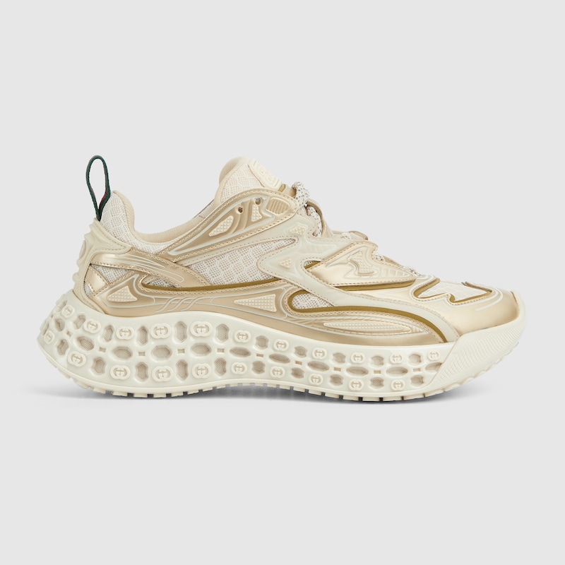 Gucci Cub3d Platform Sneakers In Gold