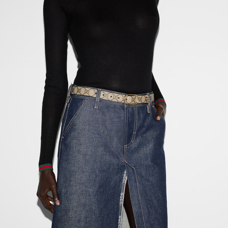 Gucci GG Belt With Oval Buckle | Thumbnail 3 Gucci GG Belt With Oval Buckle | Thumbnail 3