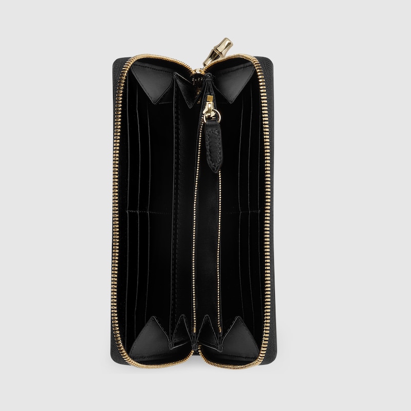 Zip around wallet with bamboo