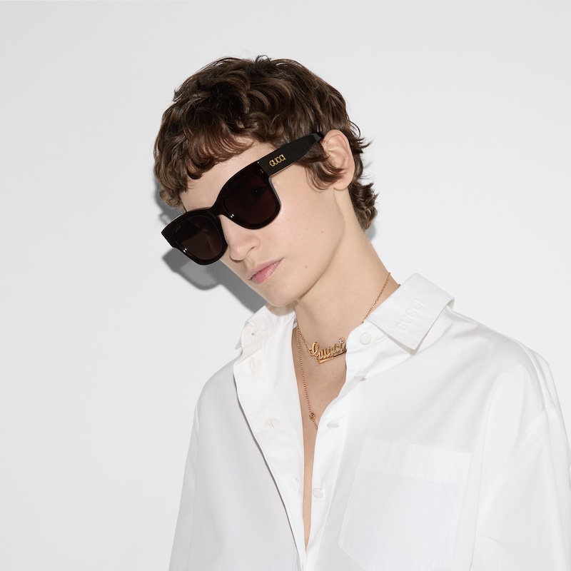 Gucci Butterfly Frame Sunglasses | Thumbnail 3 Gucci Butterfly Frame Sunglasses | Thumbnail 3