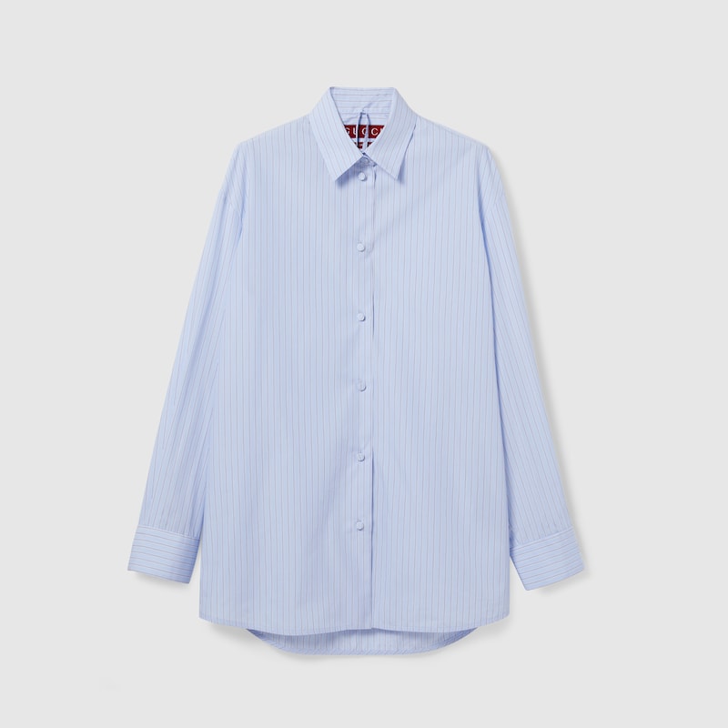 Striped cotton shirt