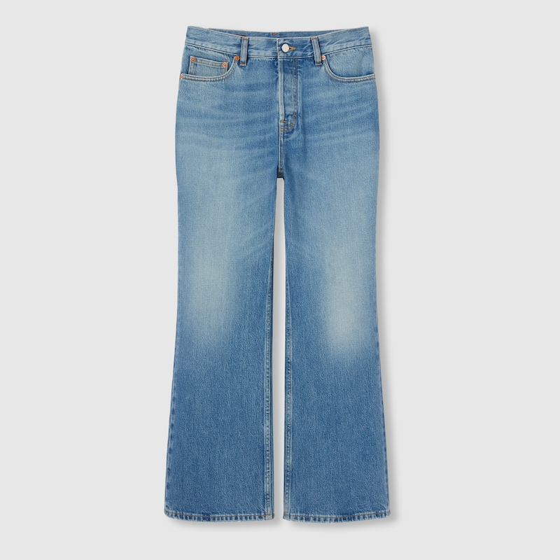 817989 XDC8T 4011 001 100 0000 Light Pantalone flare dal taglio corto in denim