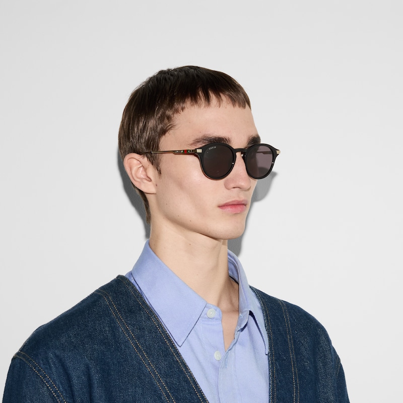 Gucci Round Frame Sunglasses | Thumbnail 3 Gucci Round Frame Sunglasses | Thumbnail 3