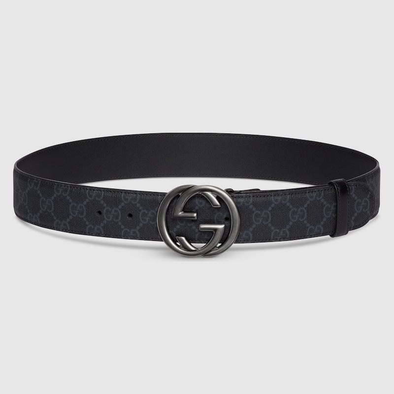 Belt with Interlocking G buckle