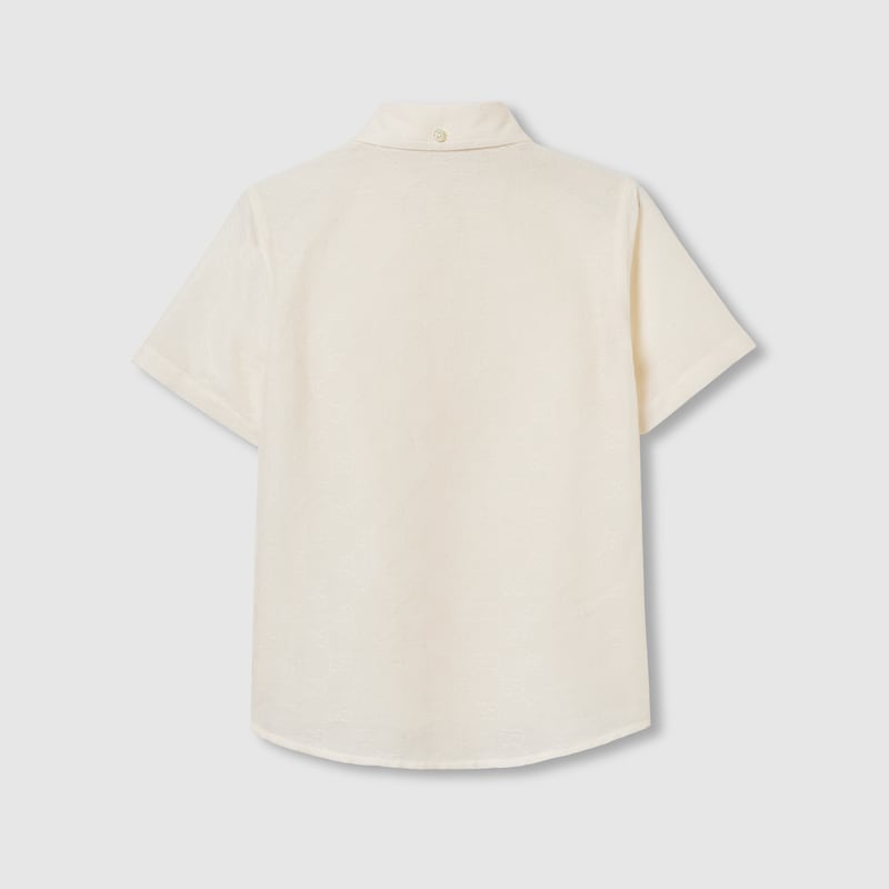 Children's GG cotton jacquard shirt