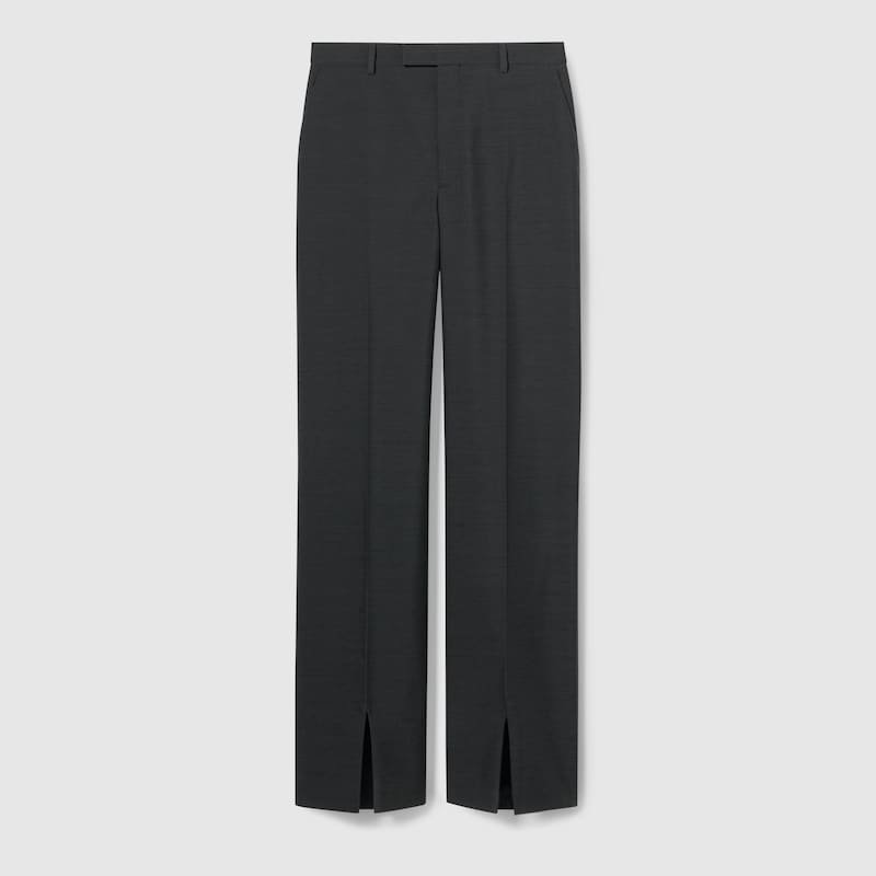 Gucci Oversize Low Waist Wool Pant