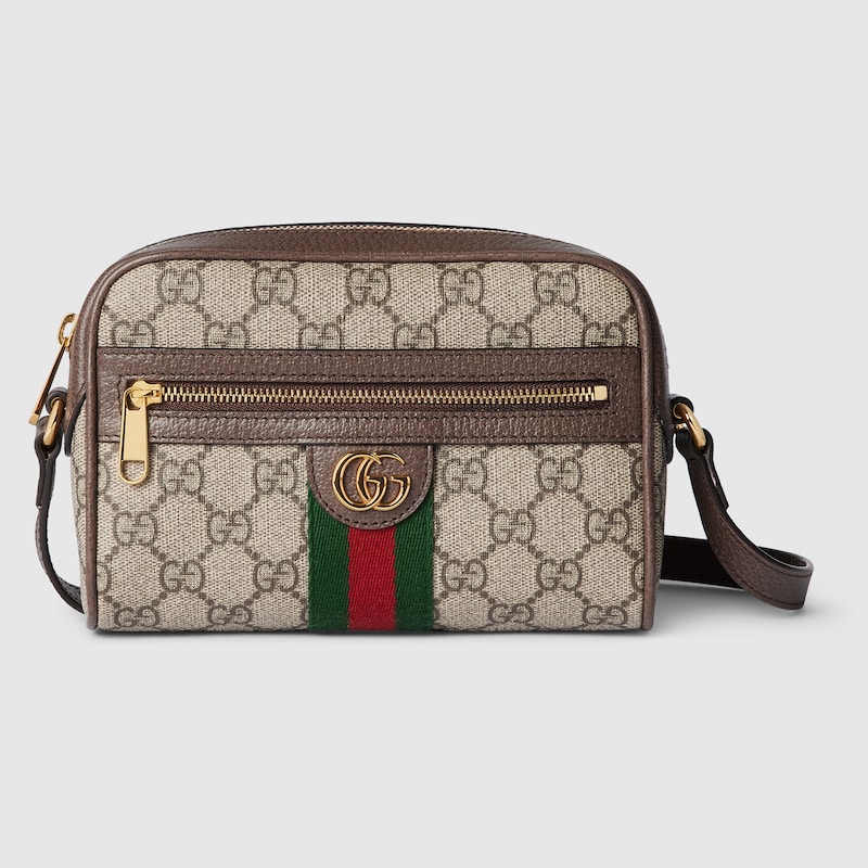Gucci Ophidia Mini Shoulder Bag In Beige