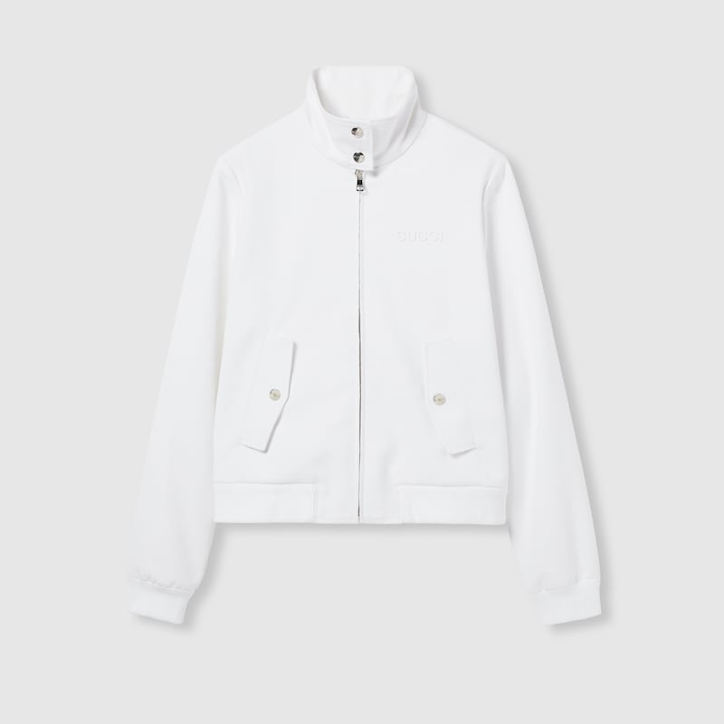 GG jacquard zip jacket